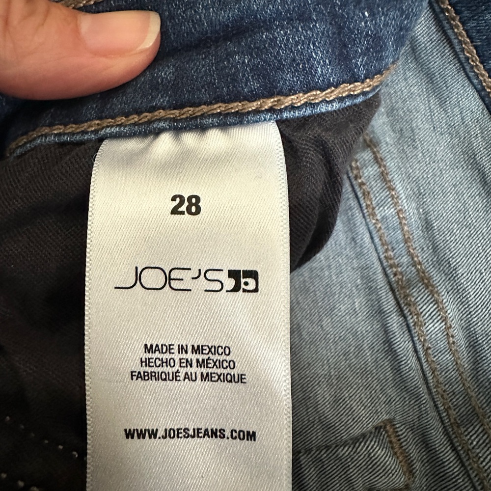 Joe's Jeans High Rise Flare Dark Blue Denim 28 x 29 - Picture 4 of 11